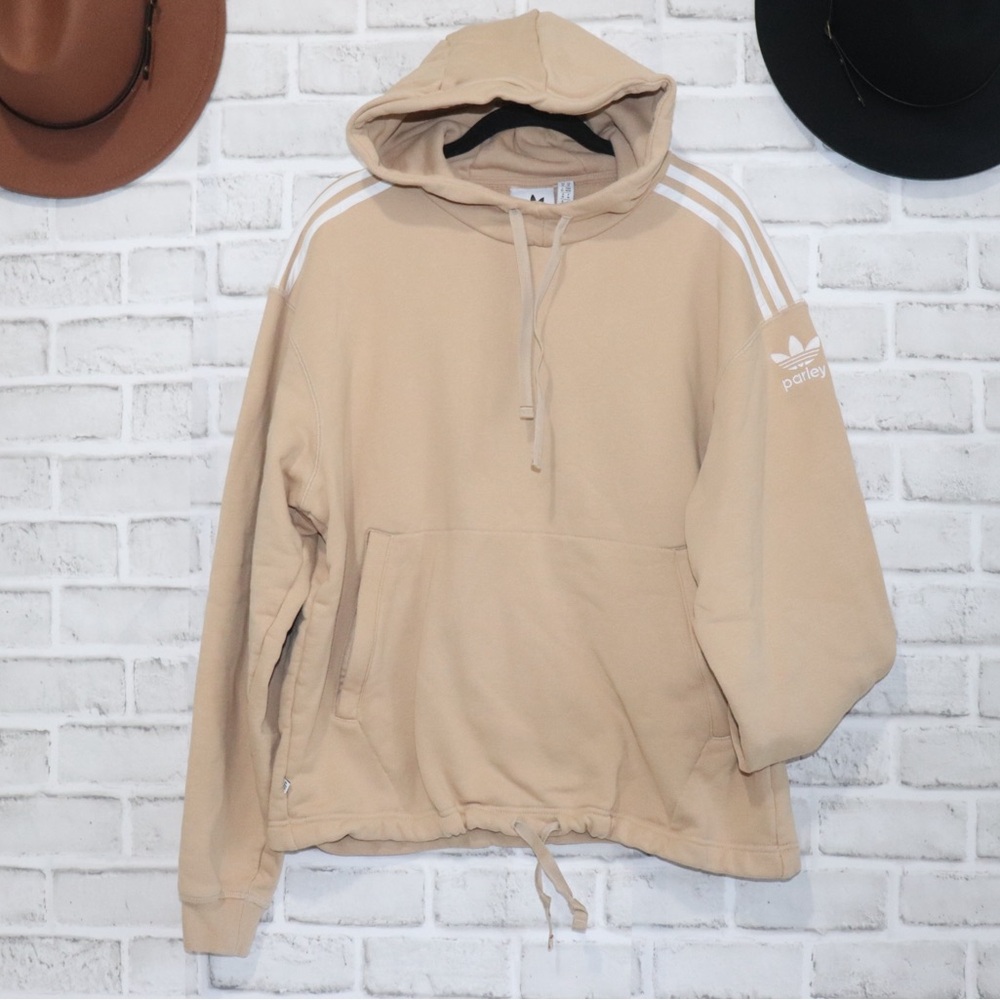 adidas Tan Women's Hoodie Sweater Size M